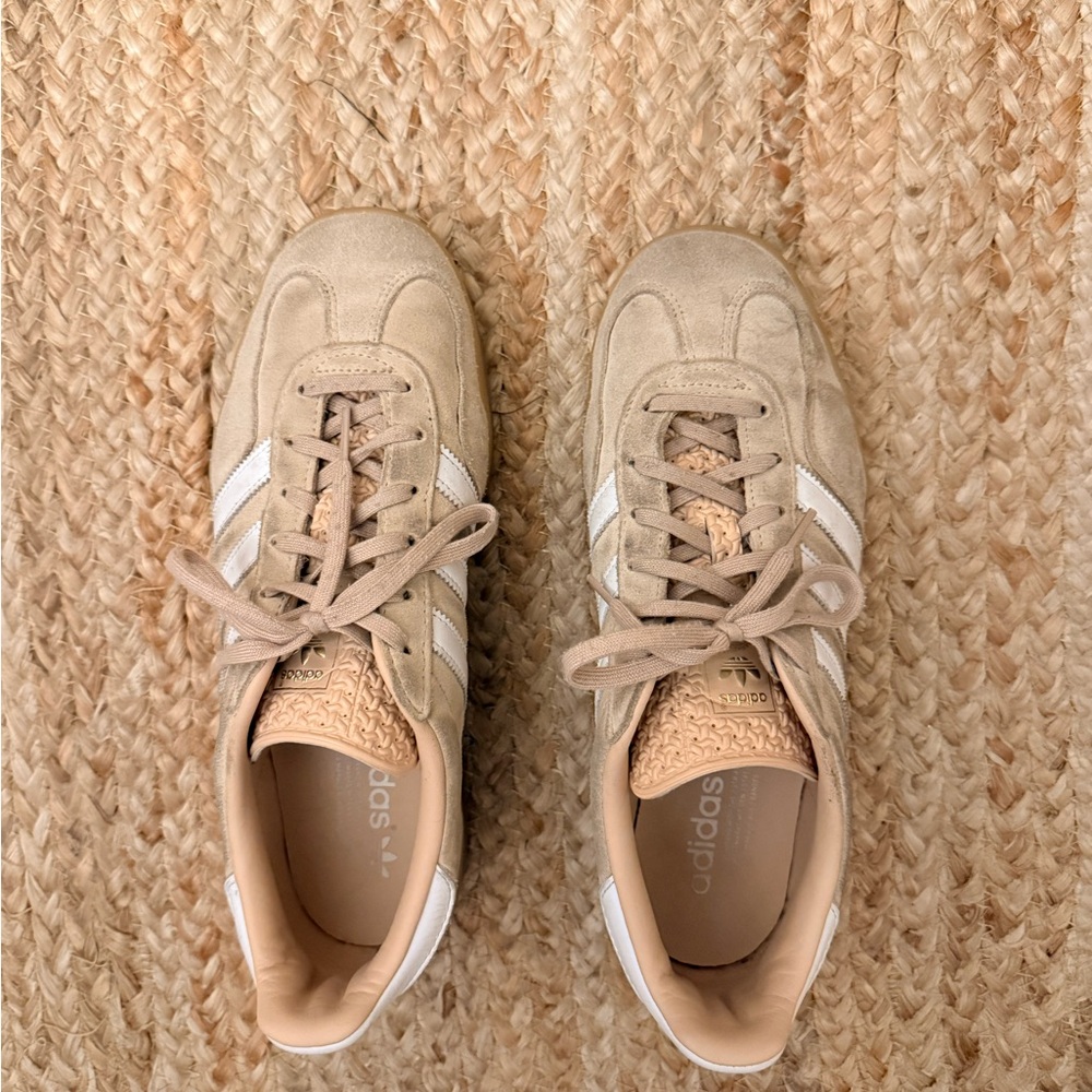 Adidas Tan Gazelles size 9